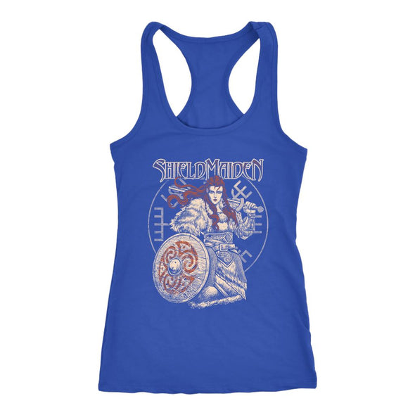 Shield Maiden Racerback Tank TopT-shirtNext Level Racerback TankRoyalXS