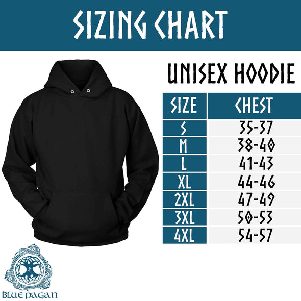 Shield Maiden Runes Hoodie RedT-shirt