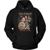 Shield Maiden Runes Hoodie RedT-shirtUnisex HoodieBlackS