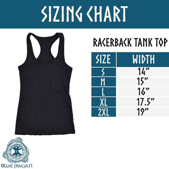 Shield Maiden Runes Racerback Tank TopT-shirt