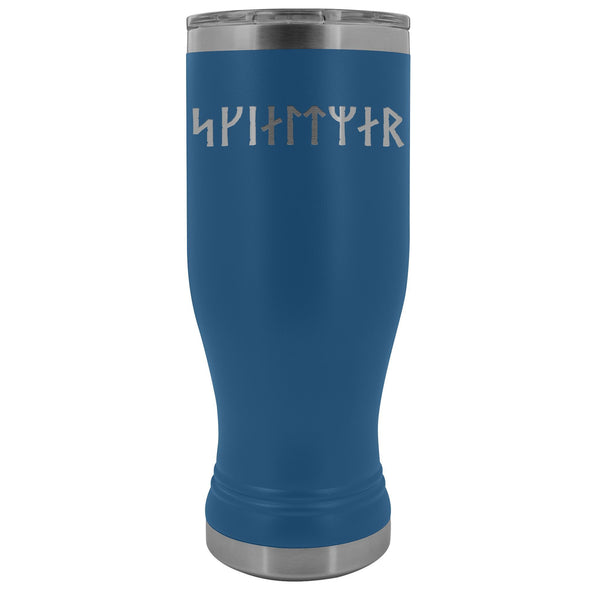 Shieldmaiden Skjaldmaer Runes Etched Tumbler 20ozTumblersBlue