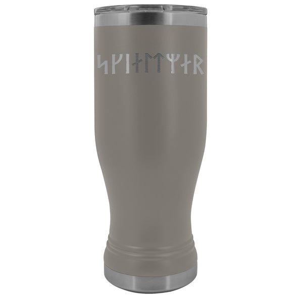 Shieldmaiden Skjaldmaer Runes Etched Tumbler 20ozTumblersPewter