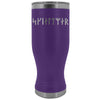 Shieldmaiden Skjaldmaer Runes Etched Tumbler 20ozTumblersPurple