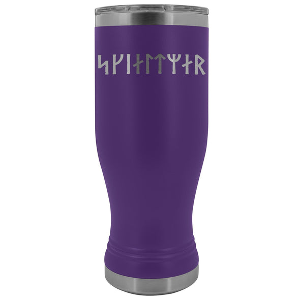 Shieldmaiden Skjaldmaer Runes Etched Tumbler 20ozTumblersPurple