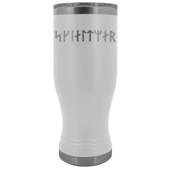 Shieldmaiden Skjaldmaer Runes Etched Tumbler 20ozTumblersWhite