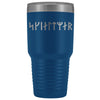 Shieldmaiden Skjaldmaer Runes Etched Tumbler 30ozTumblersBlue