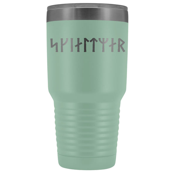 Shieldmaiden Skjaldmaer Runes Etched Tumbler 30ozTumblersTeal