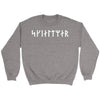 Shieldmaiden Skjaldmaer Runes Unisex Crewneck SweatshirtT-shirtCrewneck SweatshirtSport GreyS