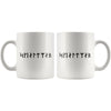 Shieldmaiden Skjaldmaer Runes White Ceramic MugDrinkware