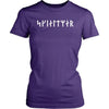 Shieldmaiden Skjaldmaer Runes Womens T-ShirtT-shirtDistrict Womens ShirtPurpleXS