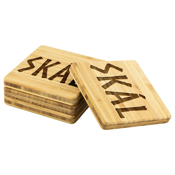 Skál Norse Cheers Bamboo Coasters 4piece SetCoasters