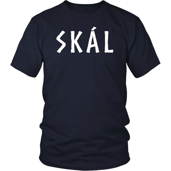 Skál Norse Cheers Cotton T-ShirtT-shirtDistrict Unisex ShirtNavyS