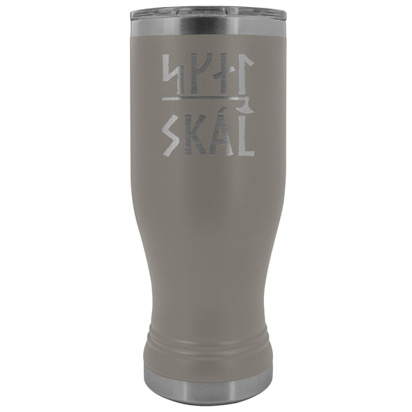 Skál Norse Runes Etched Tumbler 20ozTumblersPewter