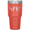 Skál Norse Viking Futhark Runes Etched Tumbler 30ozTumblersCoral