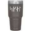 Skál Norse Viking Futhark Runes Etched Tumbler 30ozTumblersPewter