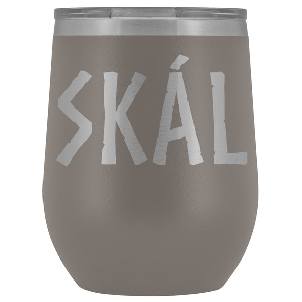 Skál Old Norse Cheers Wine TumblerWine TumblerPewter