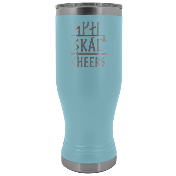 Skál Runes Cheers Etched Tumbler 20ozTumblersLight Blue