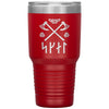 Skál Runes Norse Viking Axe Tumbler 30ozTumblersRed