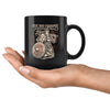 Skjaldmaer Norse Shieldmaiden Black MugDrinkware