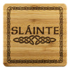 Slainte Gaelic Celtic Knot Wood Coasters x4CoastersBamboo Coaster - 4pc