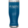 Slainte Gaelic Irish Toast Celtic Etched Boho Tumbler 20ozTumblersBlue