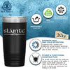 Slainte Gaelic Irish Toast Celtic Etched Tumbler 20ozTumblers