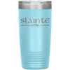 Slainte Gaelic Irish Toast Celtic Etched Tumbler 20ozTumblersLight Blue