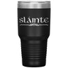 Slainte Gaelic Irish Toast Celtic Etched Tumbler 30ozTumblersBlack