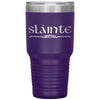 Slainte Gaelic Irish Toast Celtic Etched Tumbler 30ozTumblersPurple