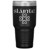 Slainte Gaelic Irish Toast Celtic Heart Knot Etched Tumbler 30ozTumblersBlack