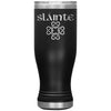 Slainte Gaelic Toast Celtic Heart Knot Etched Boho Tumbler 20ozTumblersBlack