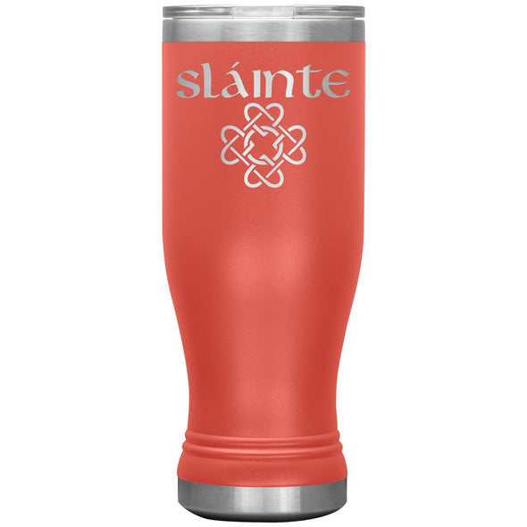 Slainte Gaelic Toast Celtic Heart Knot Etched Boho Tumbler 20ozTumblersCoral