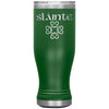 Slainte Gaelic Toast Celtic Heart Knot Etched Boho Tumbler 20ozTumblersGreen