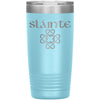 Slainte Gaelic Toast Celtic Heart Knot Etched Tumbler 20ozTumblersLight Blue