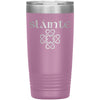 Slainte Gaelic Toast Celtic Heart Knot Etched Tumbler 20ozTumblersLight Purple