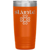 Slainte Gaelic Toast Celtic Heart Knot Etched Tumbler 20ozTumblersOrange