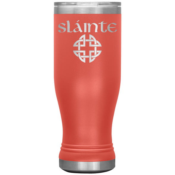 Slainte Gaelic Toast Celtic Knot Etched Boho Tumbler 20ozTumblersCoral