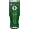 Slainte Gaelic Toast Celtic Knot Etched Boho Tumbler 20ozTumblersGreen