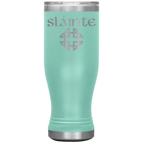 Slainte Gaelic Toast Celtic Knot Etched Boho Tumbler 20ozTumblersTeal