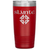 Slainte Gaelic Toast Celtic Knot Etched Tumbler 20ozTumblersRed