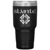 Slainte Gaelic Toast Celtic Knot Etched Tumbler 30ozTumblersBlack