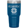 Slainte Gaelic Toast Celtic Knot Etched Tumbler 30ozTumblersBlue