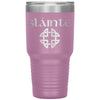 Slainte Gaelic Toast Celtic Knot Etched Tumbler 30ozTumblersLight Purple