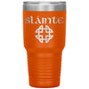 Slainte Gaelic Toast Celtic Knot Etched Tumbler 30ozTumblersOrange