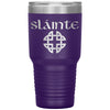 Slainte Gaelic Toast Celtic Knot Etched Tumbler 30ozTumblersPurple