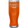 Slainte Irish Gaelic Toast Clovers Etched Boho Tumbler 20ozTumblersOrange