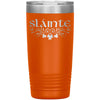 Slainte Irish Gaelic Toast Clovers Etched Tumbler 20ozTumblersOrange