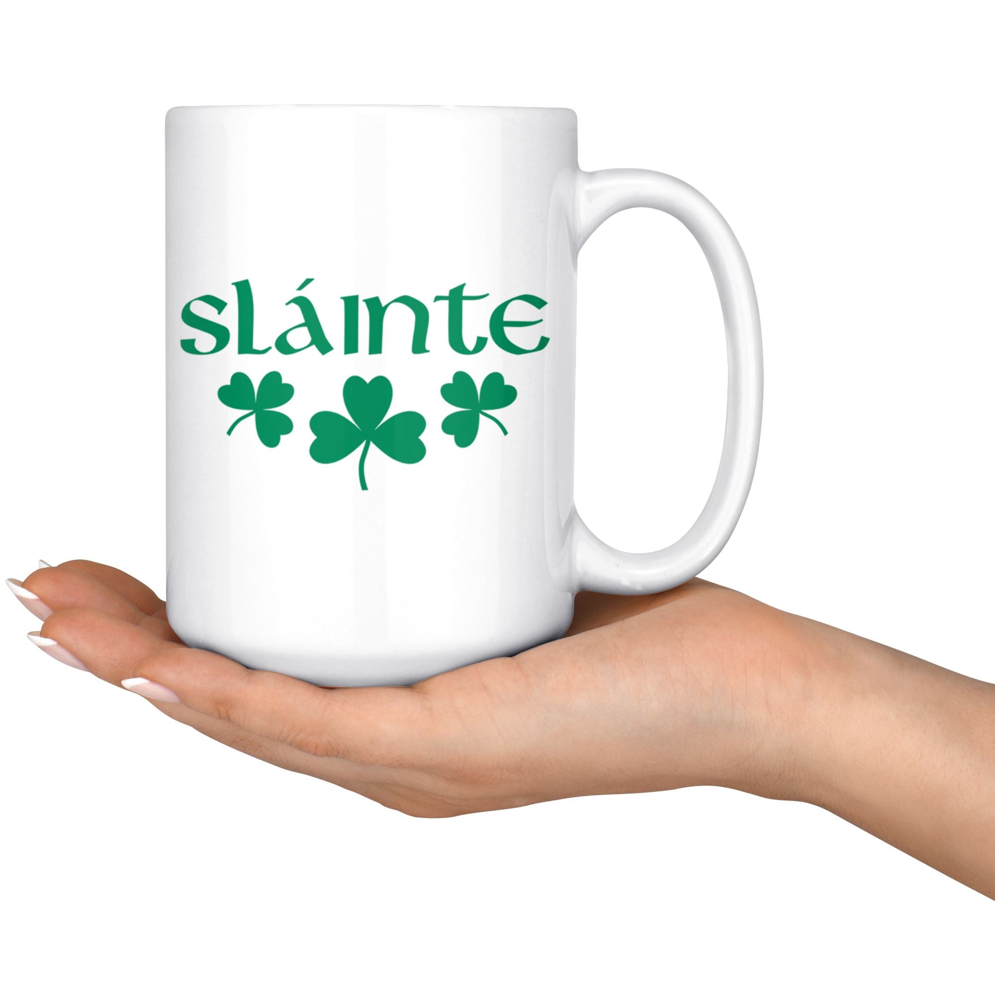 Engraved Slainte Irish Coffee Mug