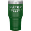 Slainte Irish Gaelic Toast Etched Tumbler 30ozTumblersGreen