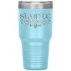 Slainte Irish Gaelic Toast Etched Tumbler 30ozTumblersLight Blue